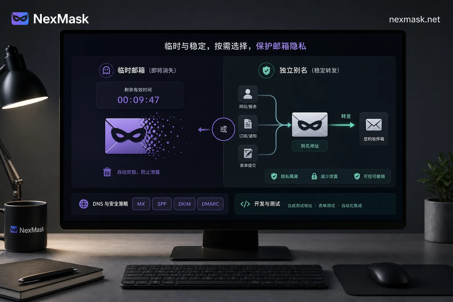 一次性临时邮箱和邮箱别名怎么选？5类账号对照表