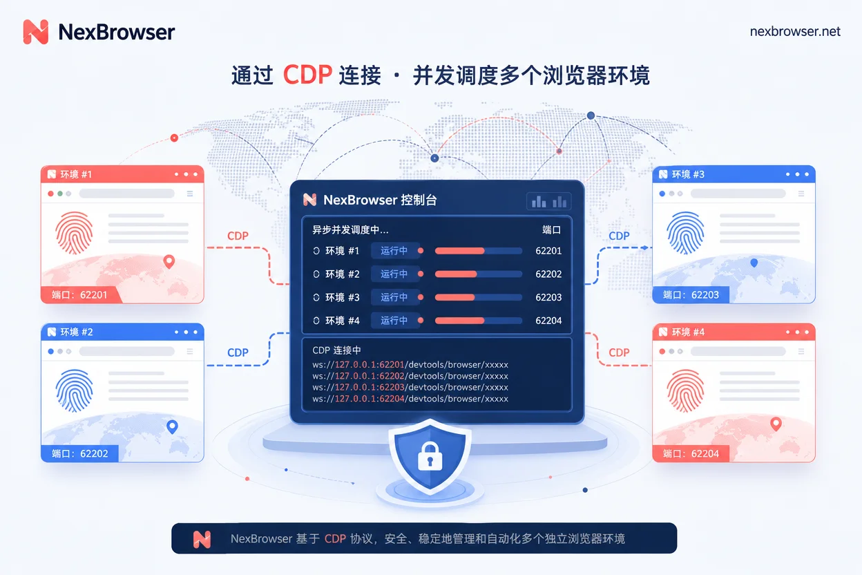 多环境并发调度示意图