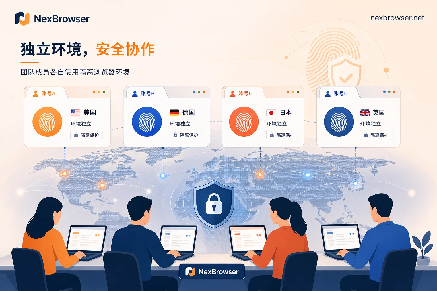 Team multi-account isolation collaboration