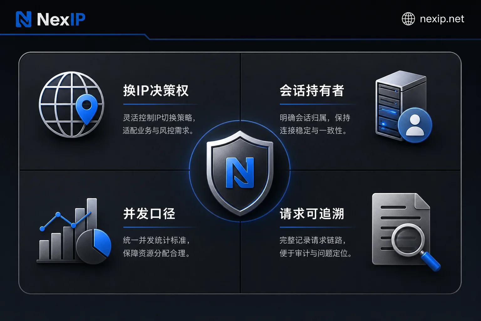 企业级代理网络四个工程决策示意 企业级代理网络四个工程决策示意