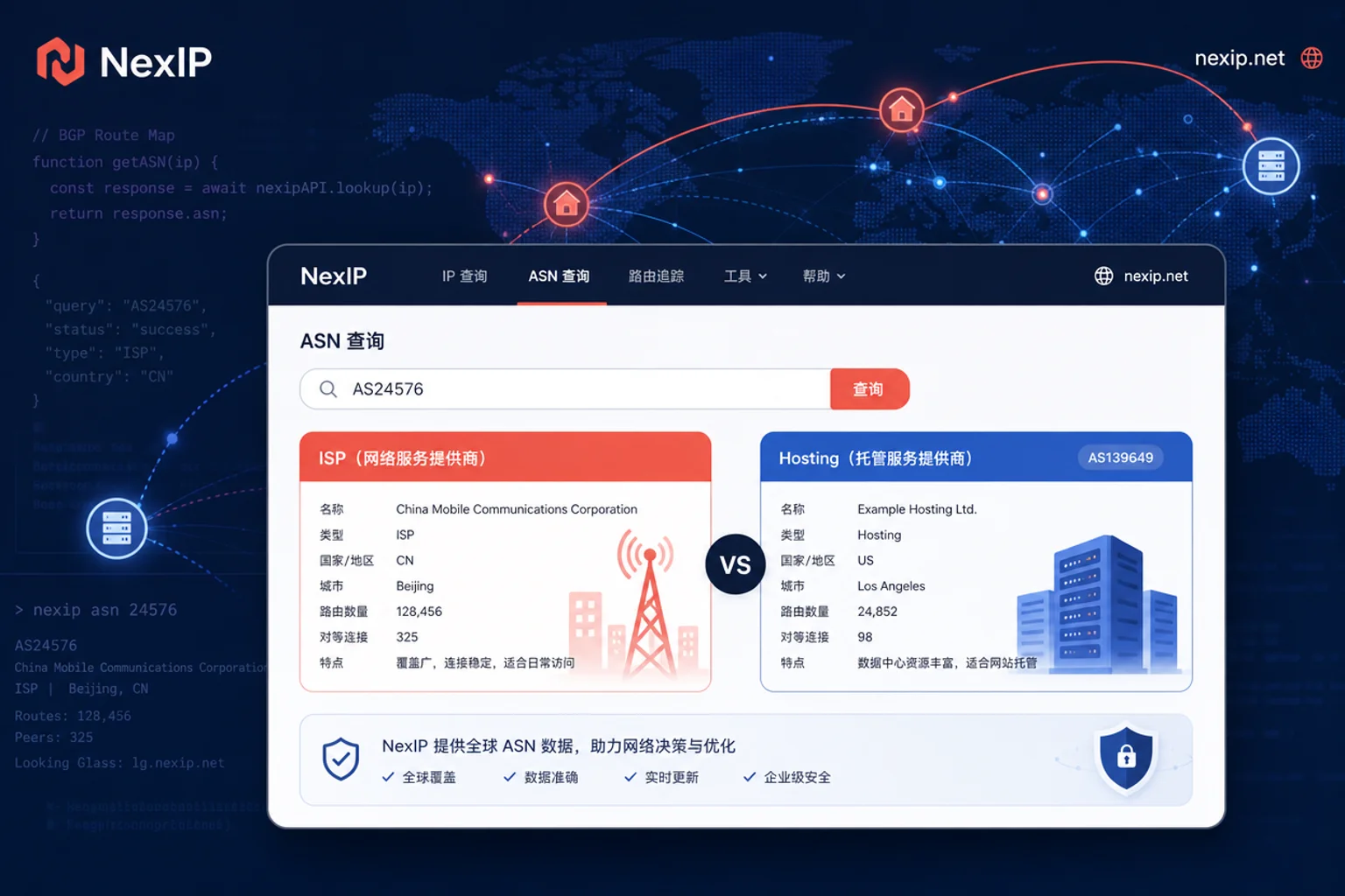 ASN查询示例图 ASN查询示例图