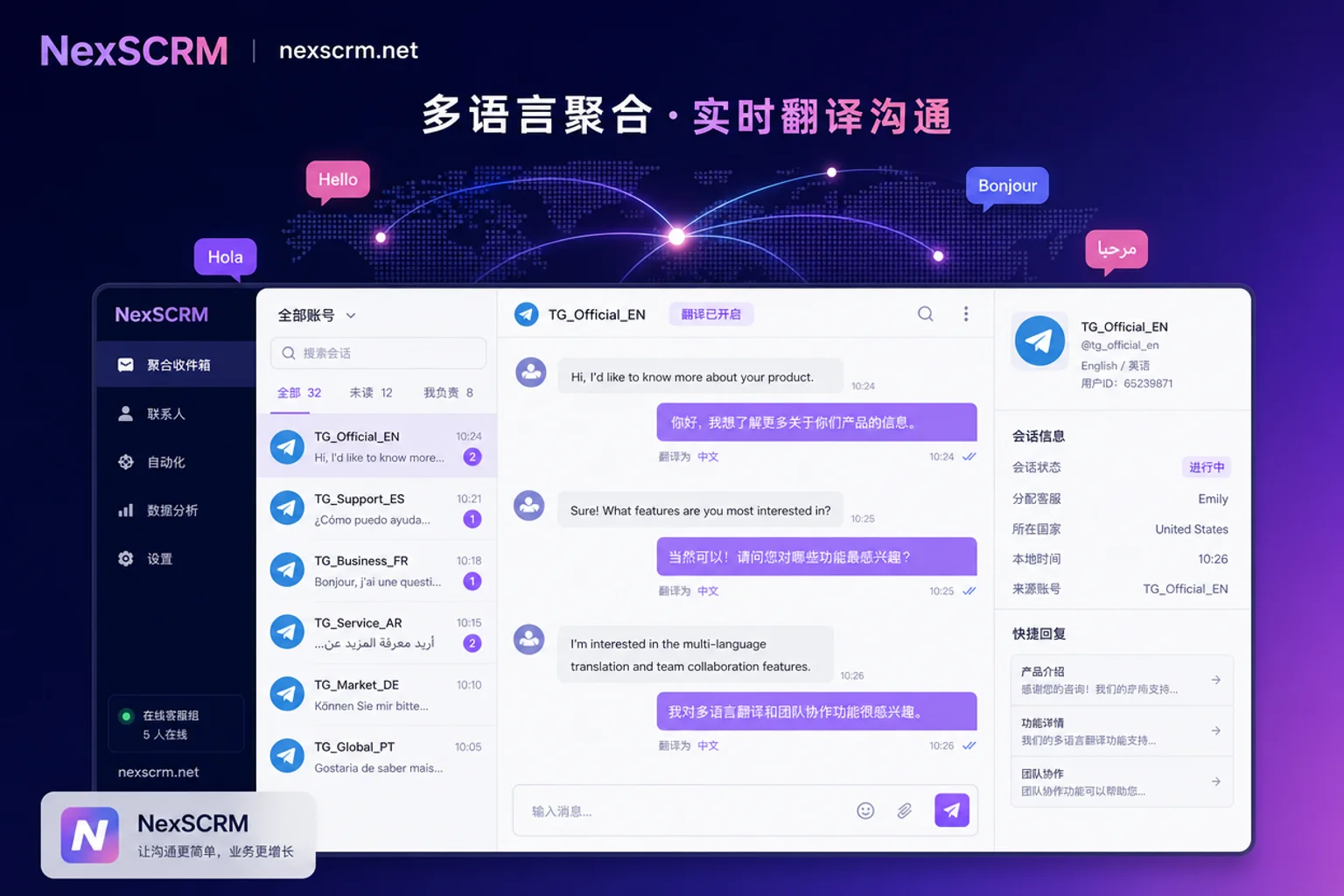 多账号聚合收件箱示意图