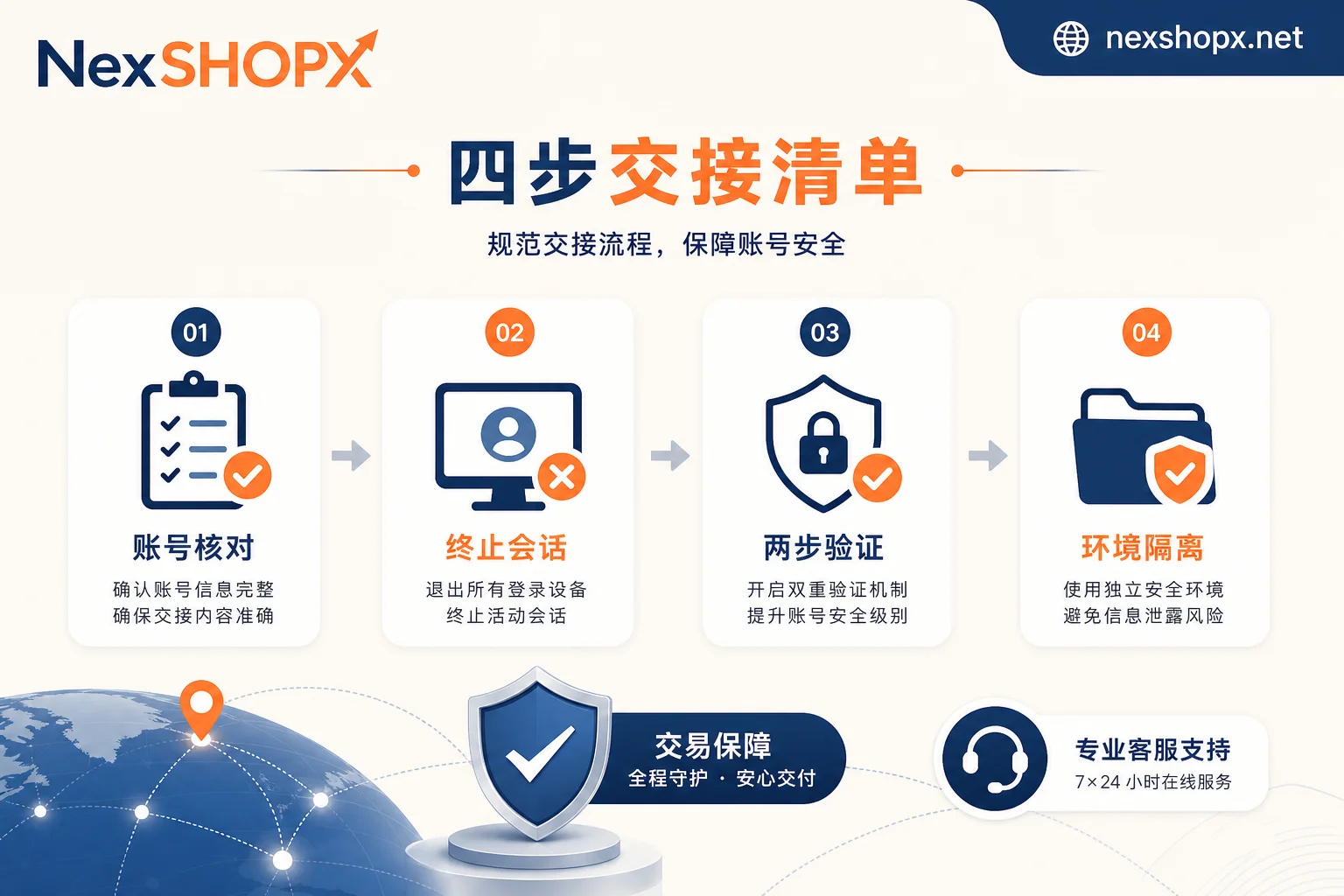 Telegram 账号交接四步核验清单