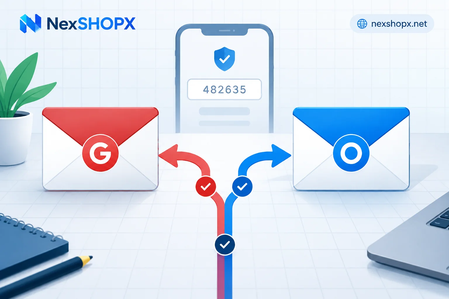 注册接码买 Gmail 还是 Outlook 账号？按平台风控和收码方式选